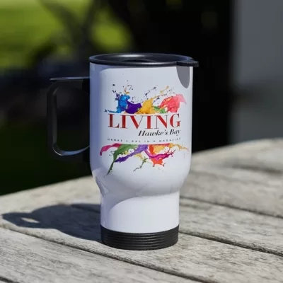 Living Hawke’s Bay Coffee travel mug 400ml