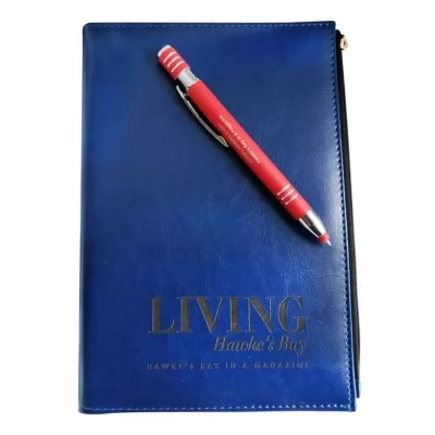 Living Hawke’s Bay Leatherbound Notebook